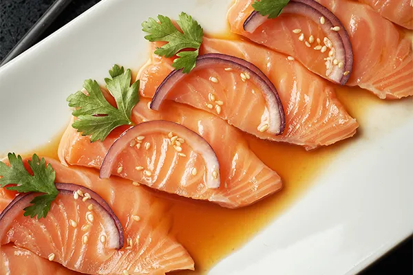 Tataki salmon